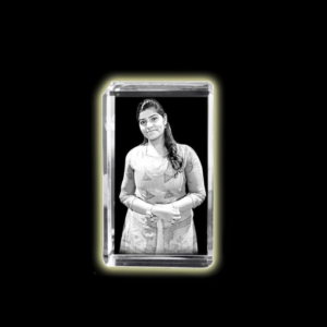 5x8x5 cm 3D crystal cube rectangular personalized gift