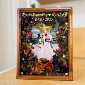 12x16 Inch Wood Box Resin Art Frame