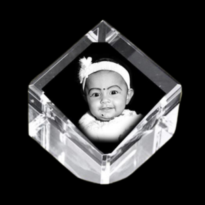 crystal cube gift photo engraving 5x5x5