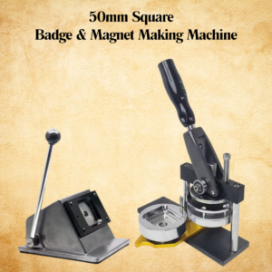 50mm square badge machine