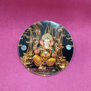 2.5x2.5 Inch Clear Acrylic Round Shape Fridge Magnet