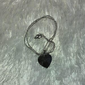 Engraved Name Chain Heart Shape