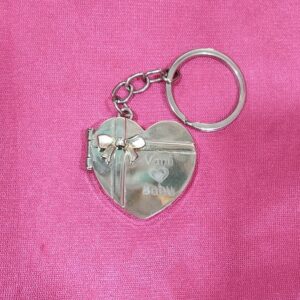 Personalized Heart Shape Locket Keychain with Custom Photo Printing