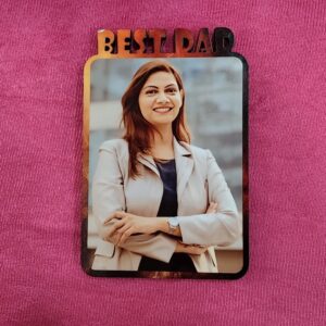 BEST DAD MDF Fridge Magnet