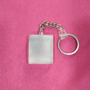 Personalized Acrylic Rectangle Photo Keychain with Custom Printing