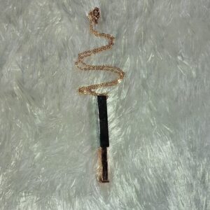 Drop Bar Pendant Rose Gold Colour