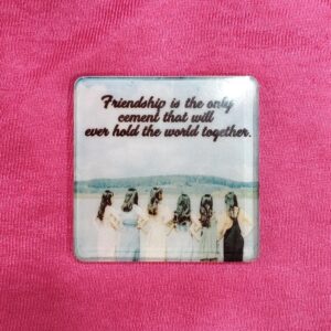 Acrylic Fridge Magnet Square Shape