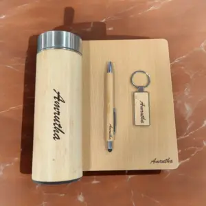 Bamboo Wooden Gift Combo Set