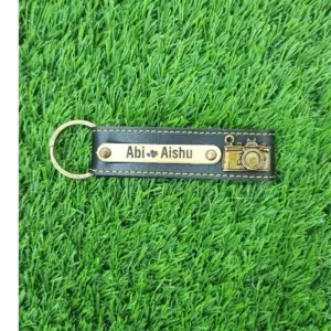 Black key chain for holding house keys, car keys, and accessories
