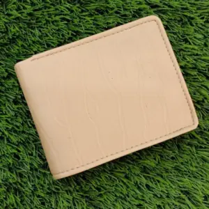 Premium croco wallet for men in beige colour
