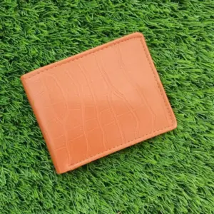 Croco Wallet Tan Brown for Men