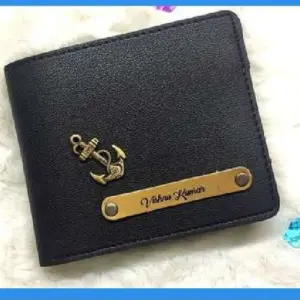 Black imported leather coin pouch wallet with secure coin compartment and card slots