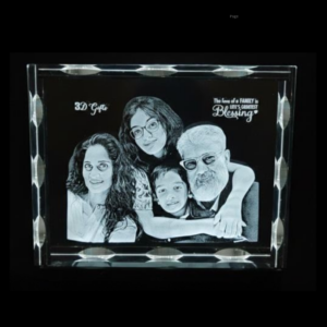 Personalized 3D Crystal Frame