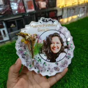 5 Inch Mini Resin Art Frame Decorative Tabletop Décor