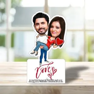 ACC10 Fun Couple Caricature Cartoon Frame