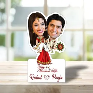 ACC13 Crazy Couple Caricature Cartoon Frame