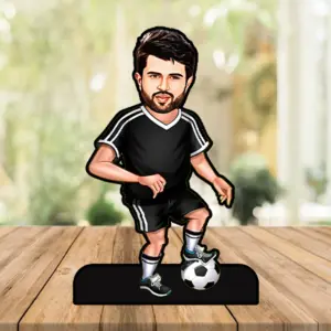 ACC41 Football Player Caricature Cartoon Frame