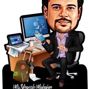 ACC44 Business Man Personalized Caricature Cartoon Frame