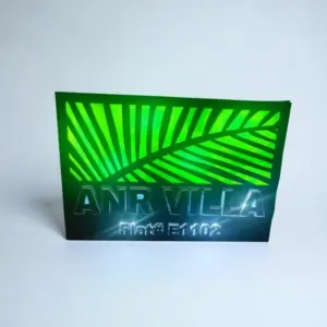 Box Type LED Designer House Name Board