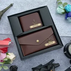 Couple Wallet Combo Dark Brown