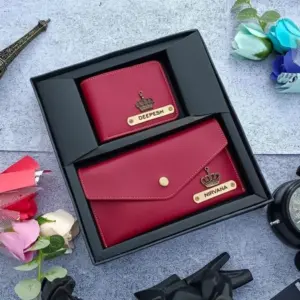 Couple Wallet Combo Red