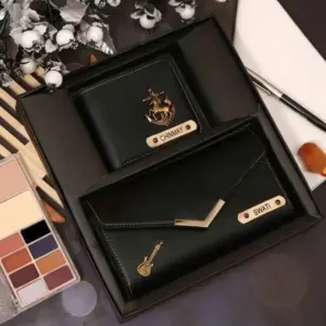 Couple Wallet Combo Black