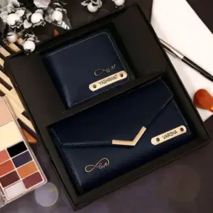 Couple Wallet Combo Blue