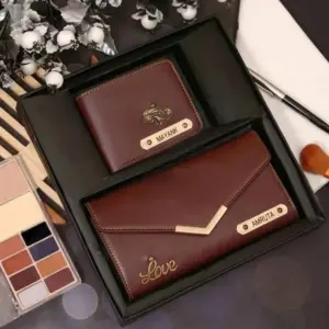 Couple Wallet Combo Dark Brown