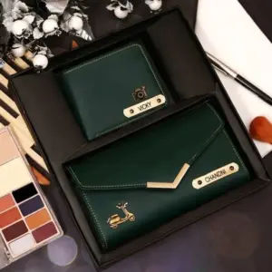 Couple Wallet Combo Green