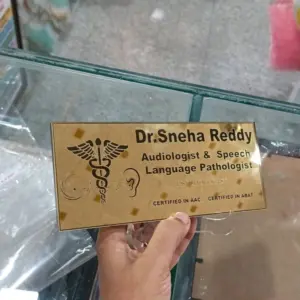 Doctor Desktop Name Board for professional workspace décor