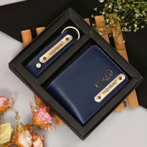 Gents 2 Pc Wallet Combo Blue