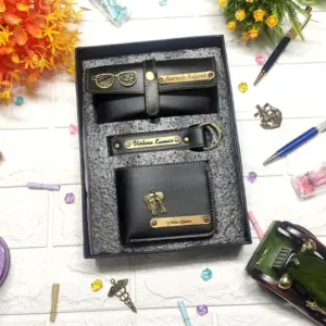 Gents 3 Pc Wallet Combo Black