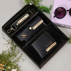 Gents 3 Pc Wallet Combo Blue