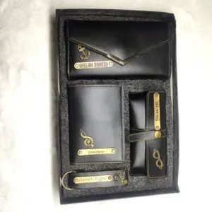 Ladies 4 Pc Wallet Combo in Black Color