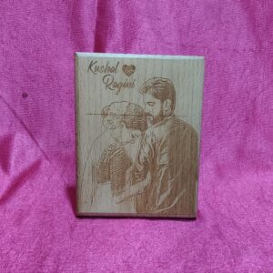 Personalized 4x5 Inch Engraved Wooden Plaque