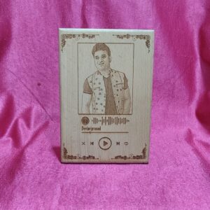 Personalized 5x7 Inch Engraved Wooden Plaque