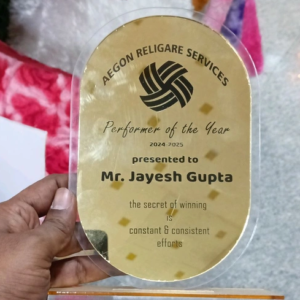 Acrylic Trophy MWM-06 award for corporate and school recognition ceremonies