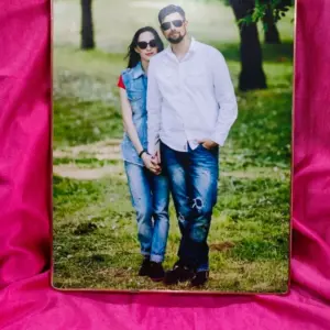 12x15 inch golden beeding photo frame for wall decor