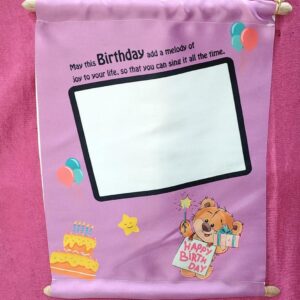 Birthday Satin Scrolls decoration set for birthday stage backdrop