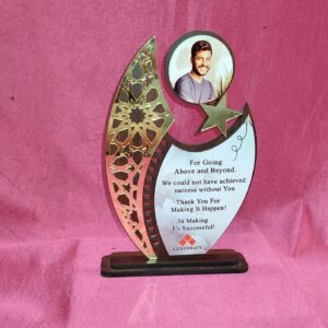 MDF Wooden Memento MWM-03 trophy for corporate school and sports awards