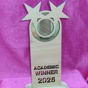 MWM-15 wooden memento trophy for corporate awards and recognition