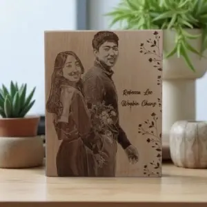 Personalized 8x10 Inch Engraved Wooden Plaque