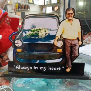 8x10 Inch Custom Cutout Frame Personalized Photo Display Frame