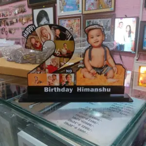 Custom Cutout MDF Table Frame Personalized Photo Desk Frame