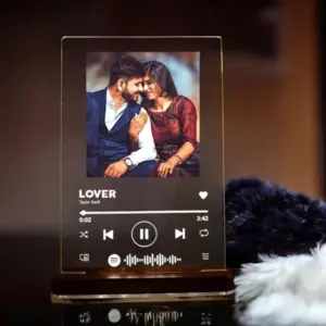 Spotify Acrylic Frame personalized LED music décor