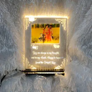 Love Message Acrylic personalized couple LED décor