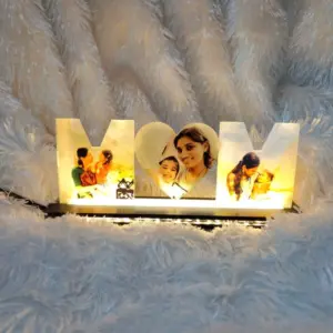 MOM Sublimation Acrylic Table Frame Personalized Mother Gift
