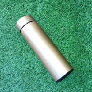 Engraved Temperature Bottle Gold Colour Personalized Smart Bottle