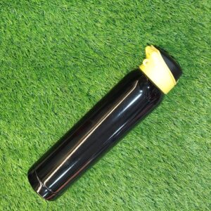 Engraved Stainless Steel Vacuum Bottle Black Colour Personalized Bottle