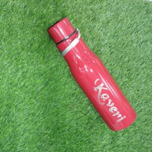 Single Layer Metal Bottle Red Stainless Steel Water Bottle